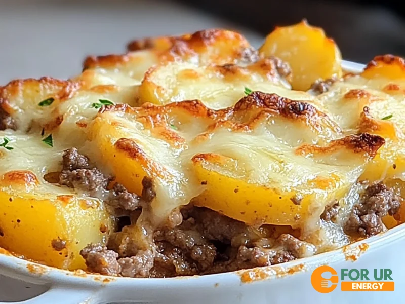 Hamburger Potato Casserole Recipe