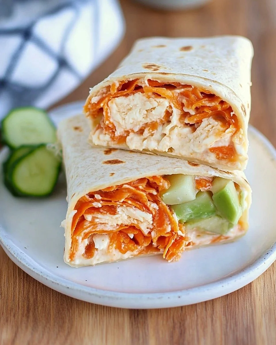 Buffalo Chicken Wraps in 15 Minutes