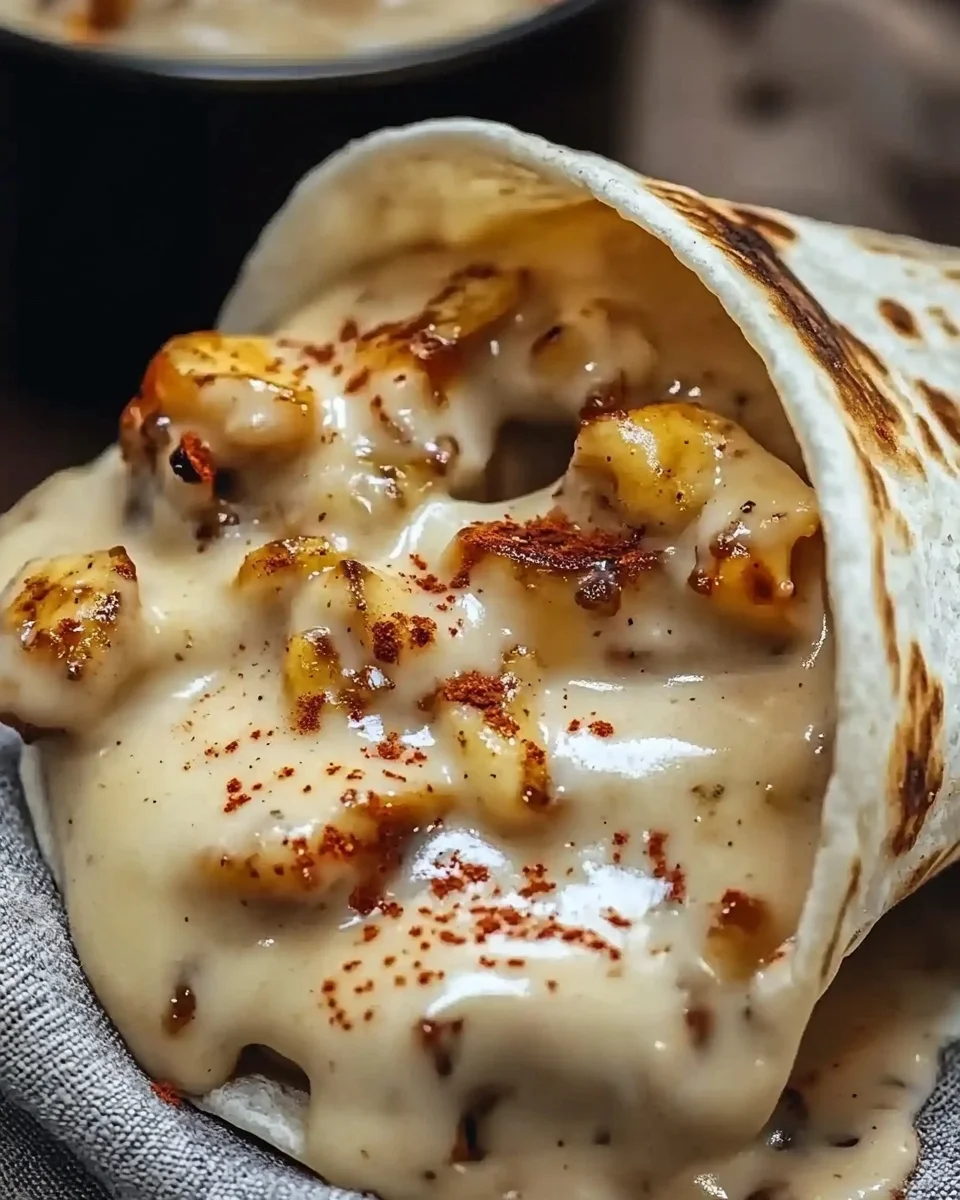 Garlic Butter Chicken Wraps with Melty Cheese