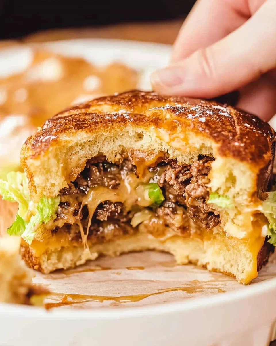 Big Mac Sliders with Secret Sauce