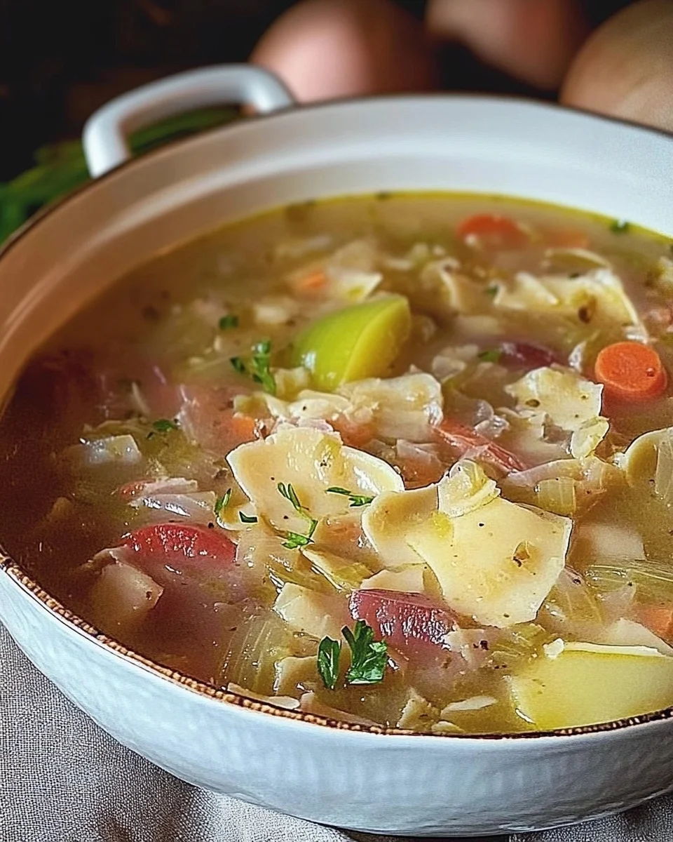 Irish-Inspired Potato, Bacon & Cabbage Soup