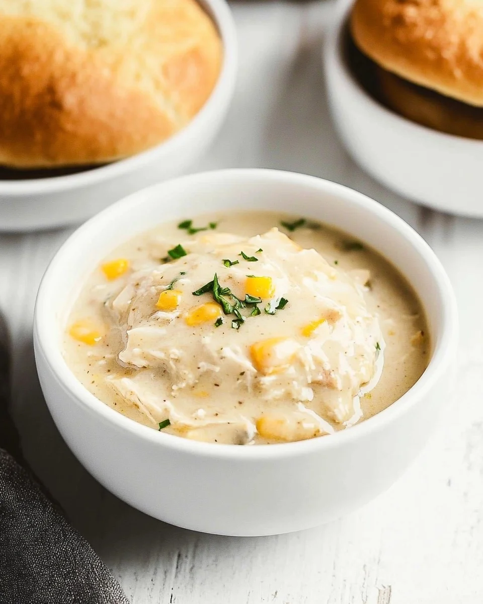 Homemade Slow Cooker Chicken Pot Pie