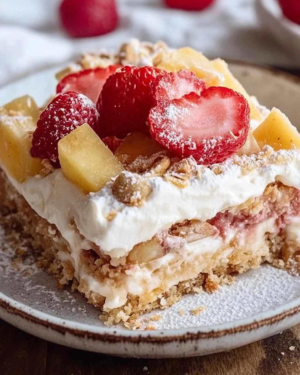 Easy Banana Split Dump Cake