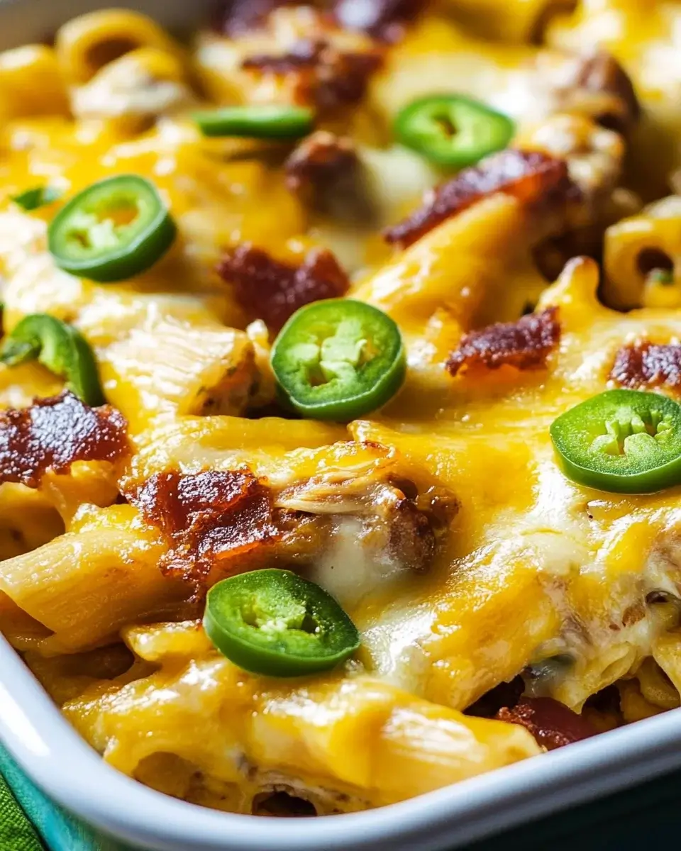 Jalapeño Popper Chicken Casserole is a must-try dish!