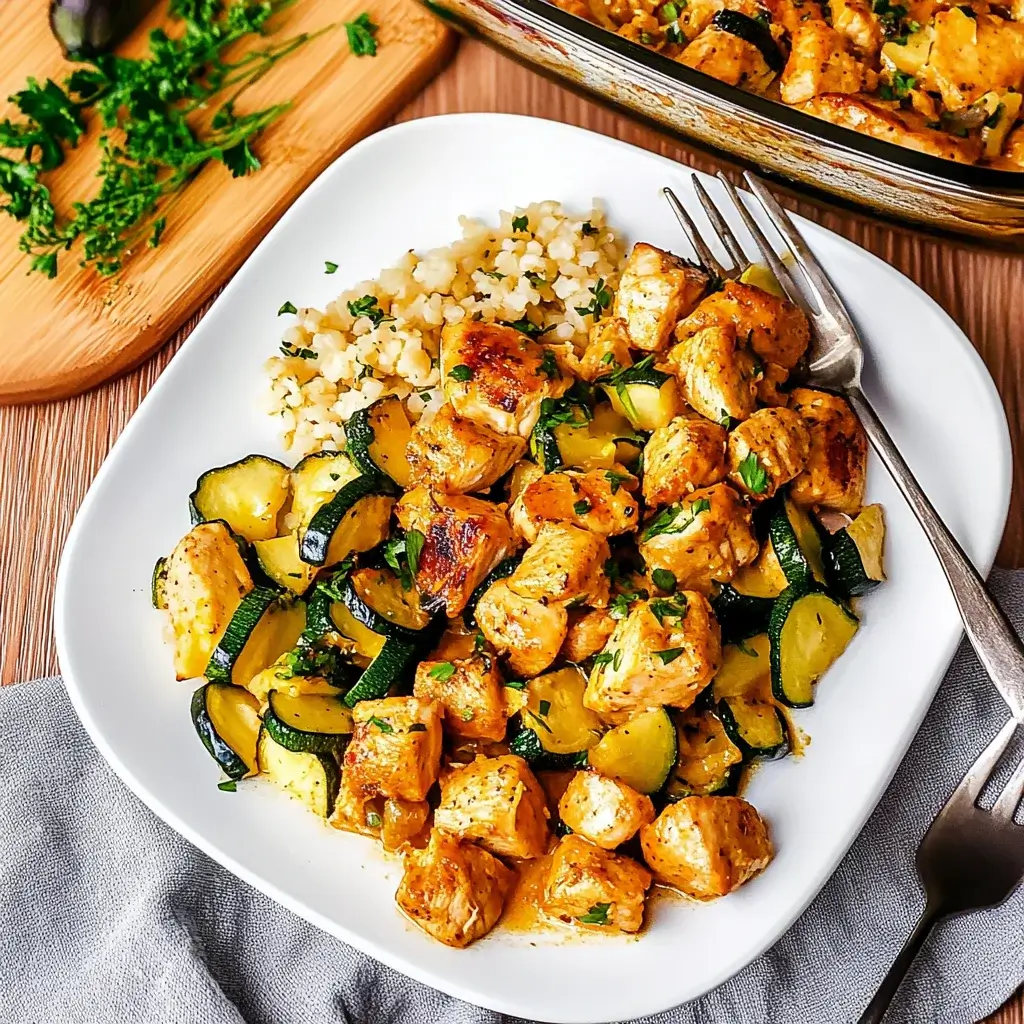 Cheesy Chicken and Zucchini Bake: A Must-Try Delight!