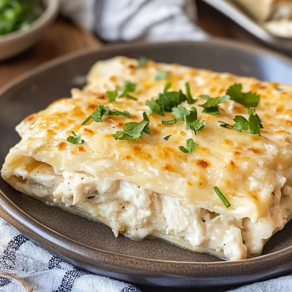 Creamy White Chicken Enchiladas: A Delicious Twist!