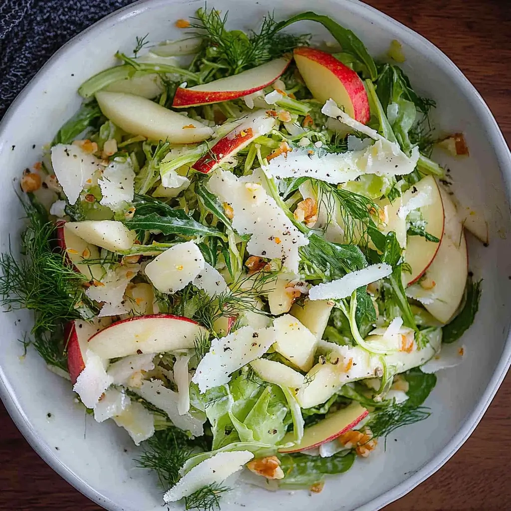 Fennel and Apple Salad with Citrus Vinaigrette delights your taste buds!