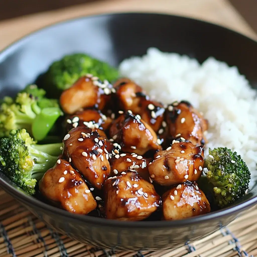 Teriyaki Chicken with Steamed Broccoli: A Tasty Delight!