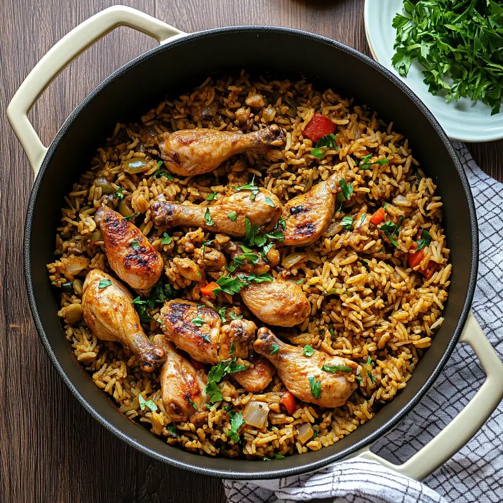 One-Pot Shawarma Chicken and Rice: A Quick Delight!