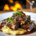 Savory Red Wine Braised Beef Short Ribs