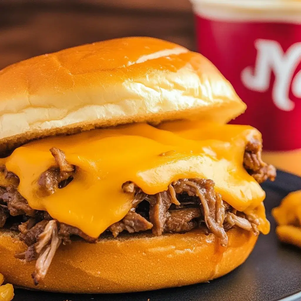 Slow Cooker Beef and Cheddar Sandwiches: A Tasty Delight!