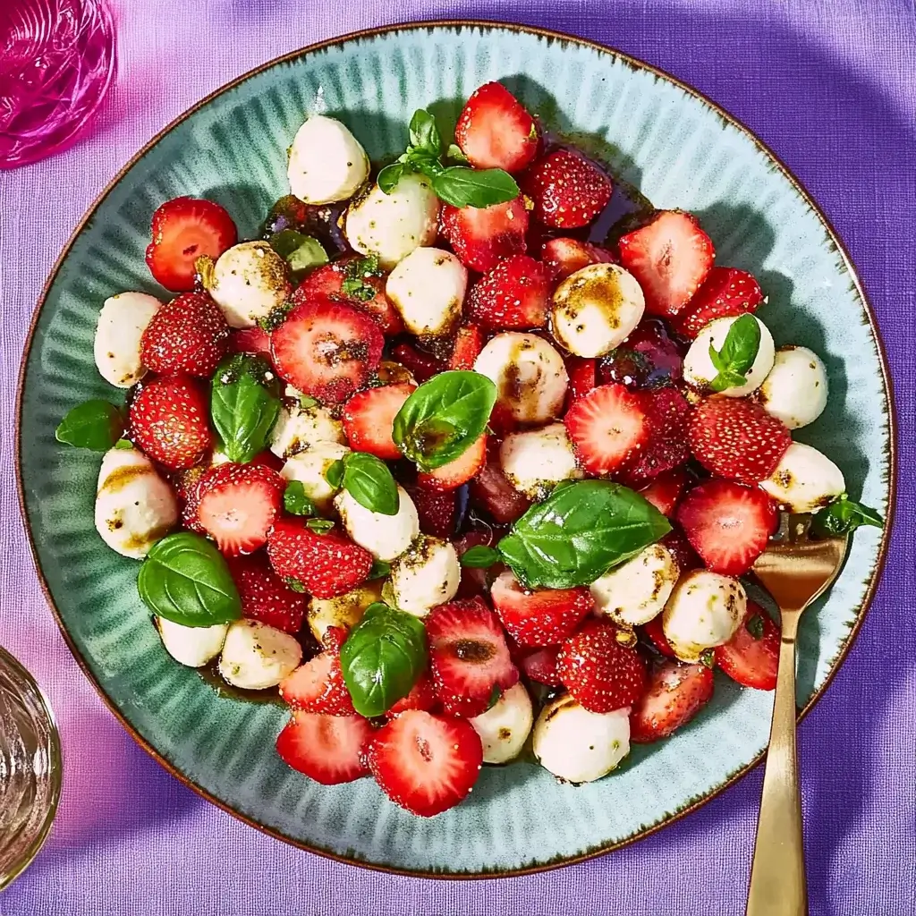Balsamic Strawberry Caprese Salad: A Fresh Delight!