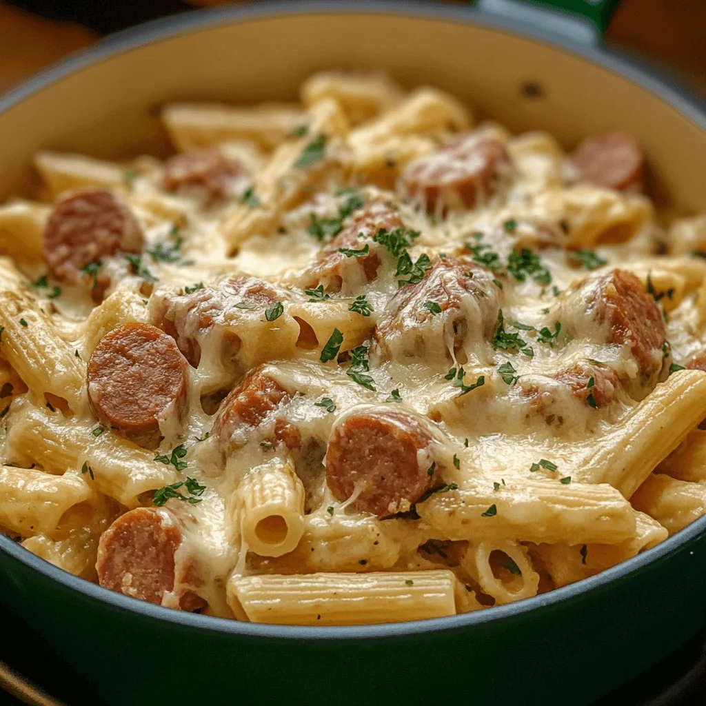 Creamy Kielbasa Pasta: A Comforting Meal in Minutes!