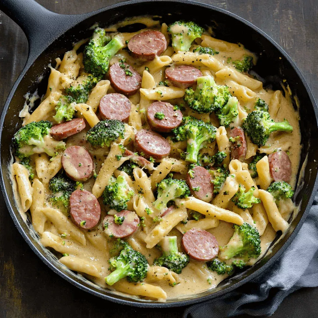 Creamy Kielbasa and Broccoli Skillet: A Deliciously Easy Recipe!