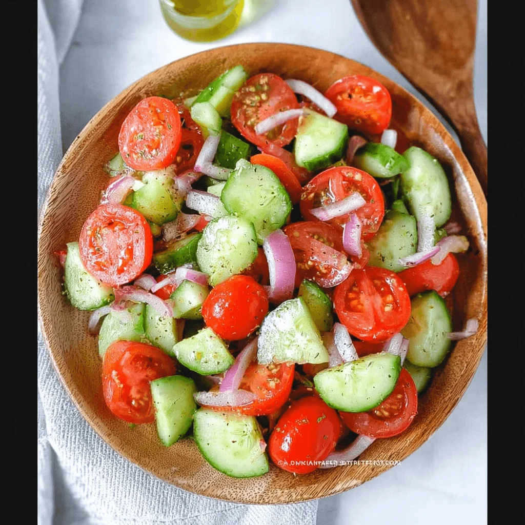 Crispy Cucumber and Tomato Salad: A Refreshing Delight!