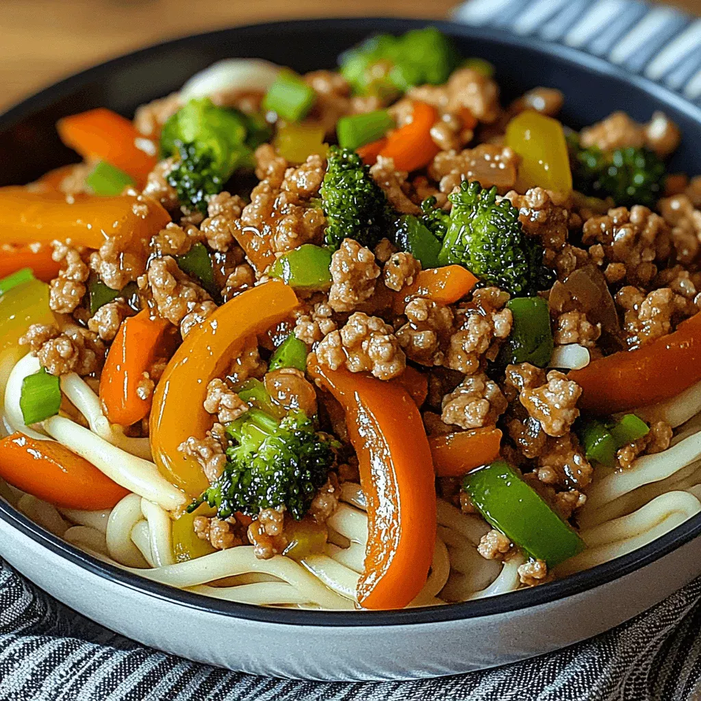 Flavorful Ground Turkey and Peppers Stir-Fry: Quick and Easy!