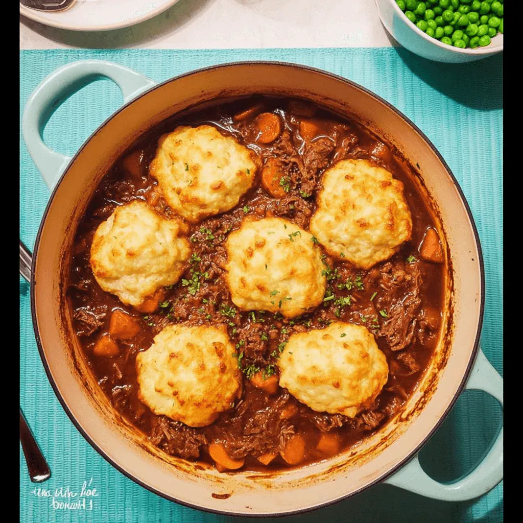 Savory Beef and Dumplings: A Comforting Recipe Delight!