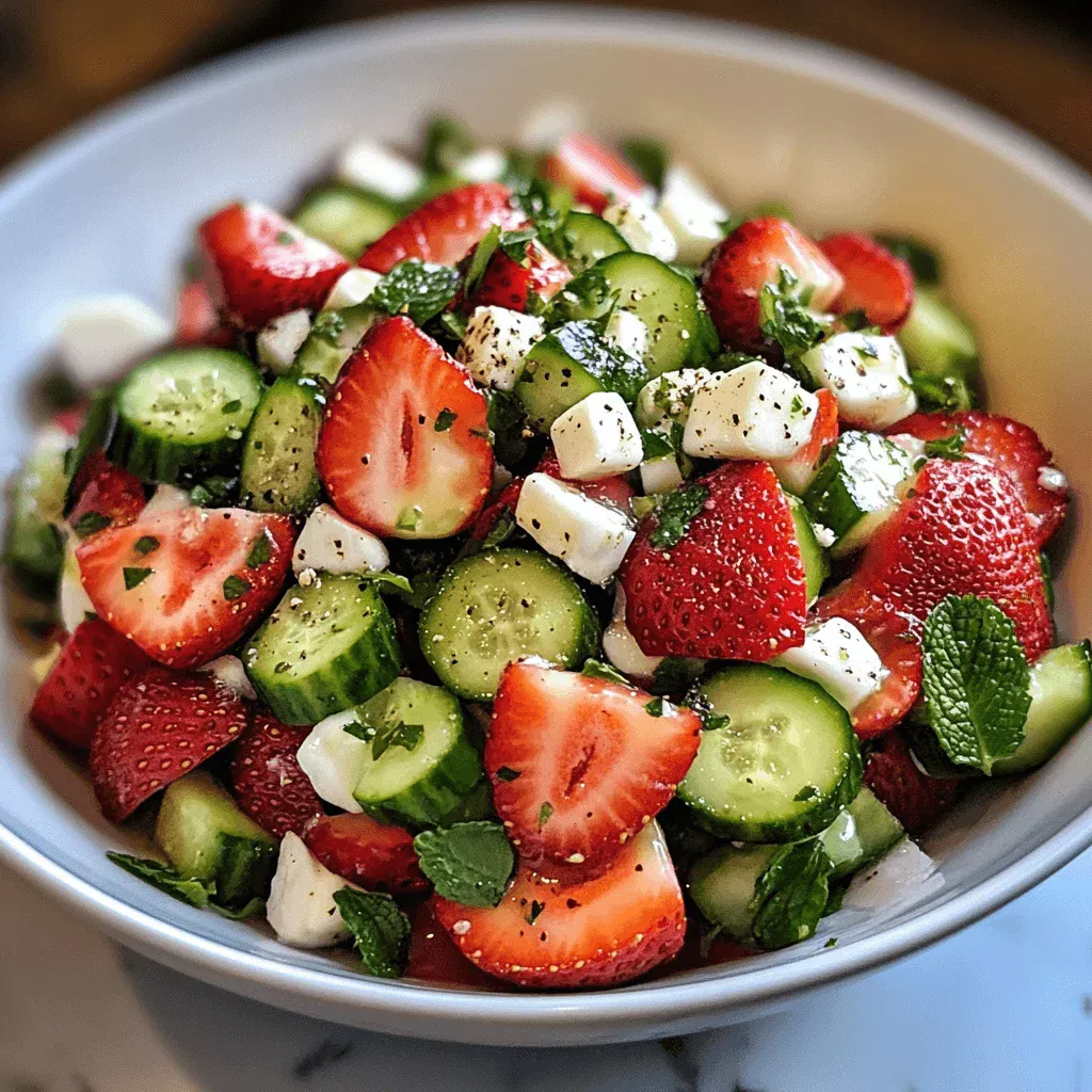 Strawberry Cucumber Salad: Refreshing Recipe to Try!
