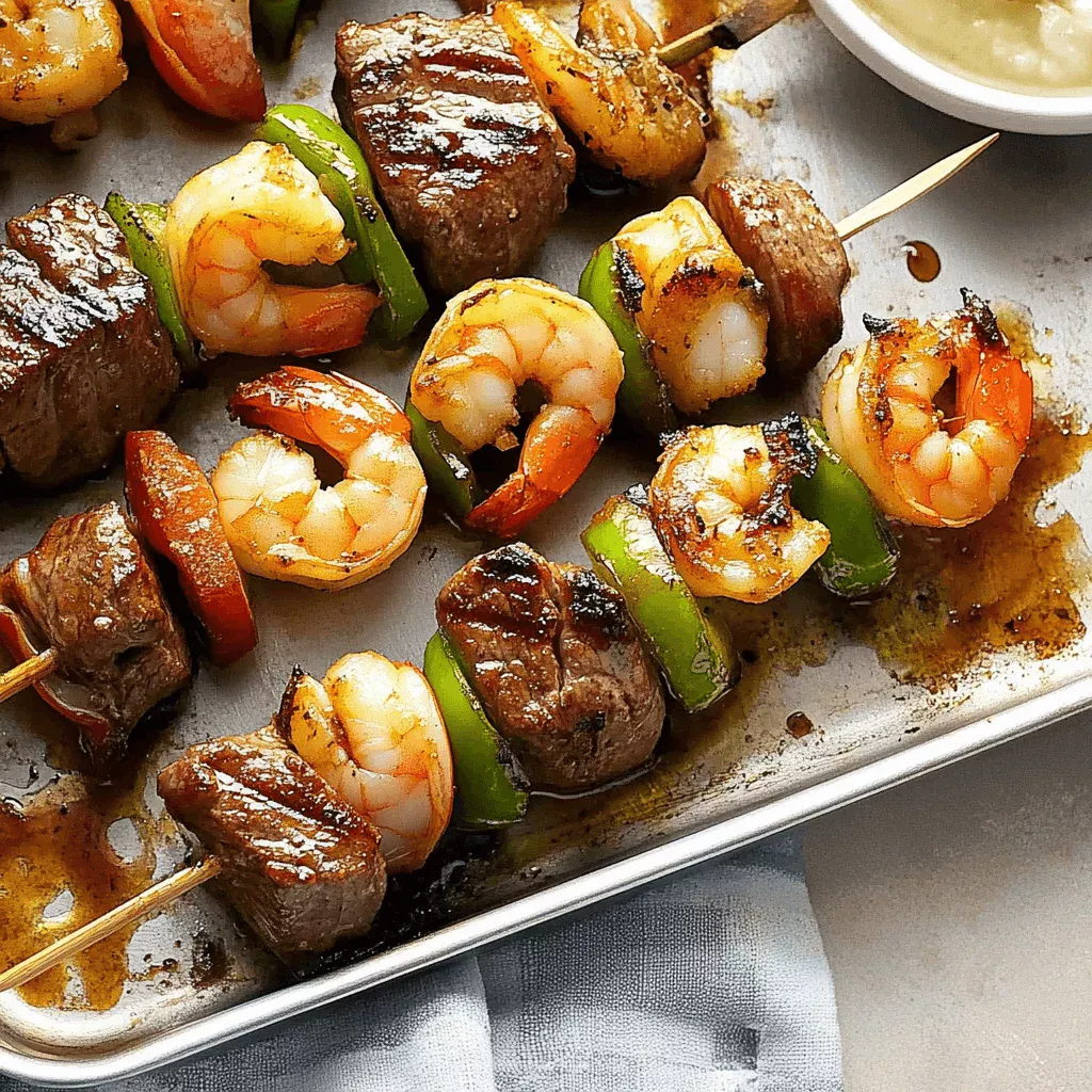 Steak and Shrimp Skewers: A Flavorful Recipe Unveiled!