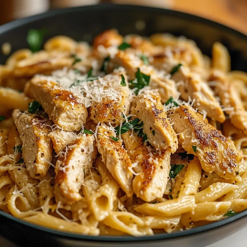 Garlic Parmesan Chicken Pasta: Easy Creamy Recipe Today!