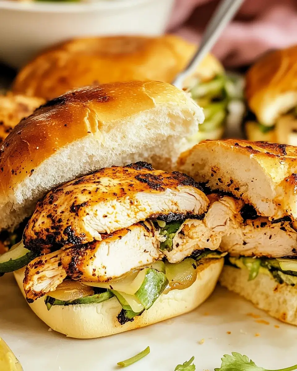 Spicy Blackened Chicken Sliders that Will Wow Guests!