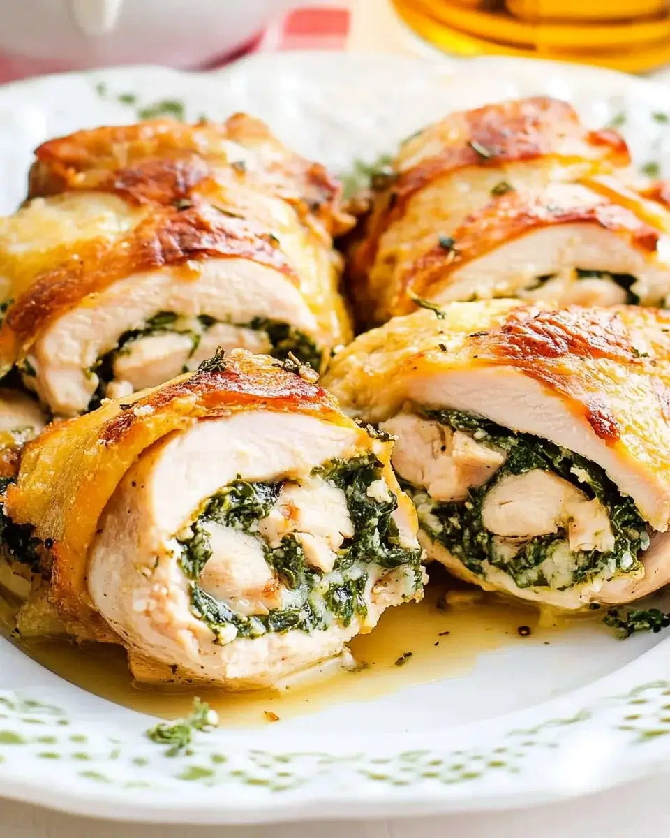 Spinach and Swiss Cheese Stuffed Chicken Thighs Recipe You’ll Crave