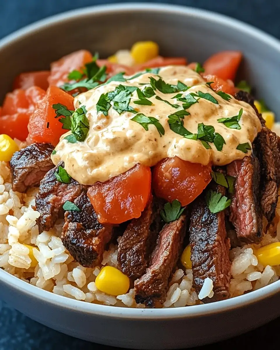 Steak Queso Rice Bowl: A Delicious Meal to Try Today!