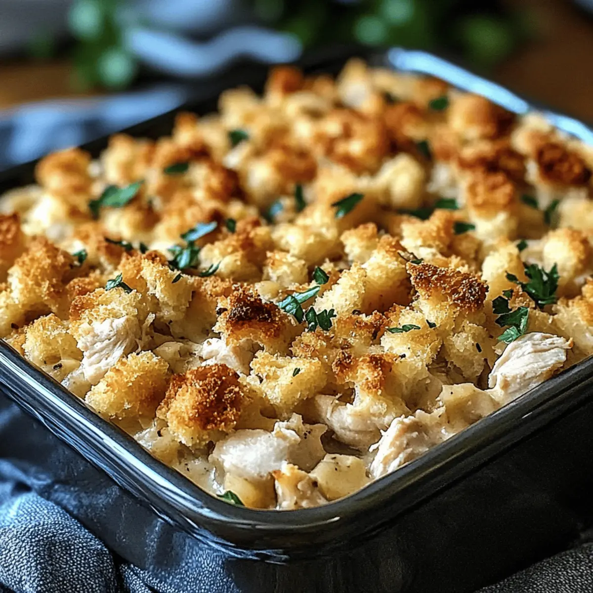 Delicious Chicken & Stuffing Casserole for Cozy Nights
