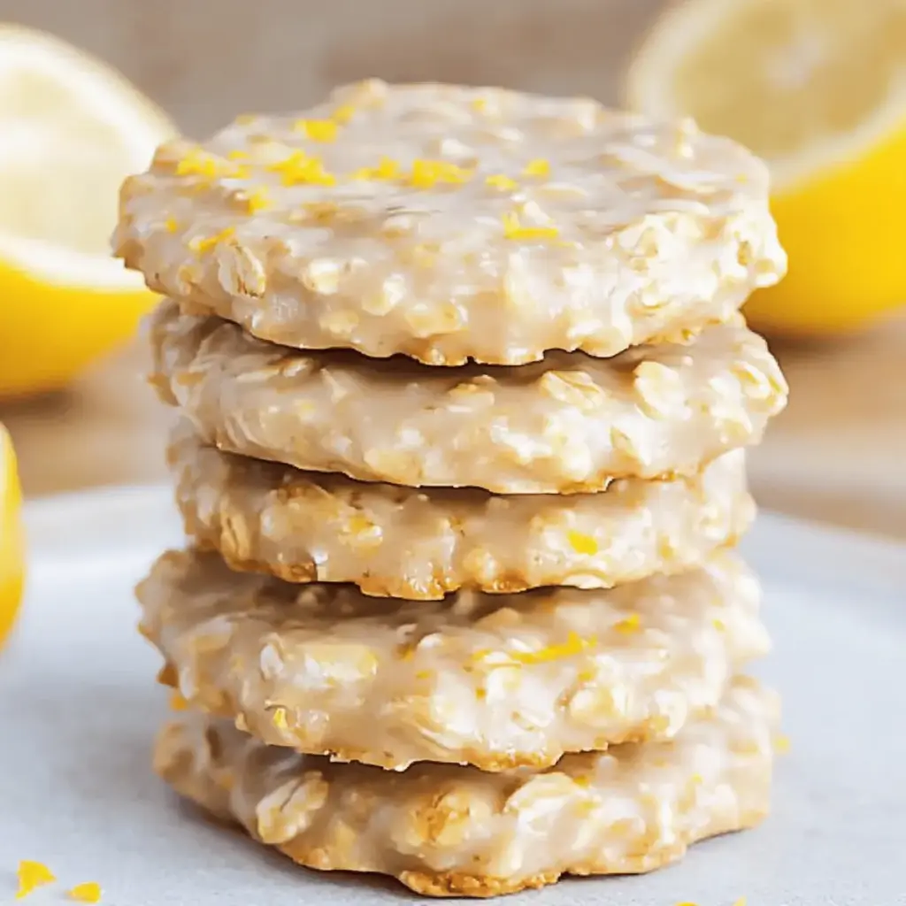 Lemon Oatmeal Cookies No-Bake Recipe