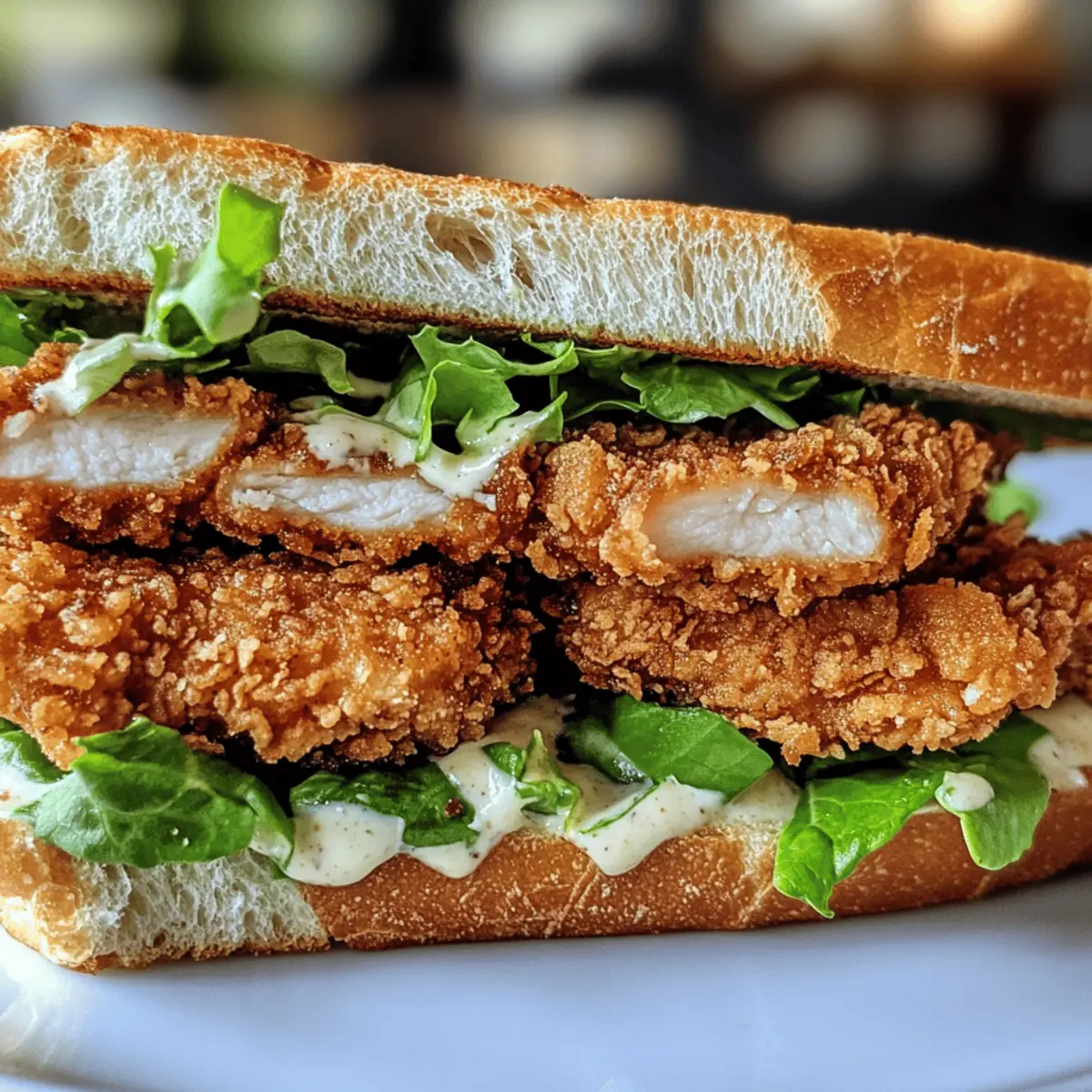Crispy Chicken Caesar Sandwich for a Flavor-Packed Lunch!