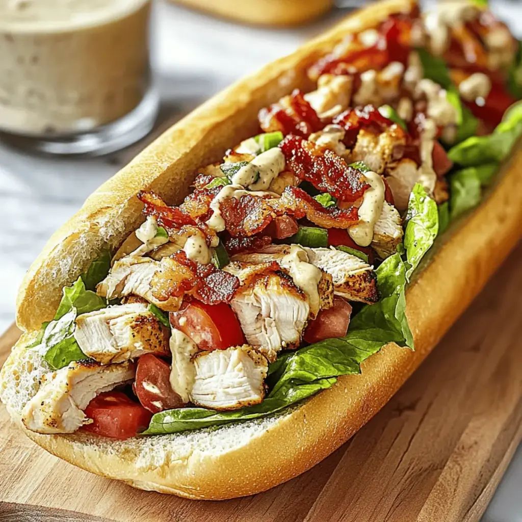 Chopped Chicken Bacon Ranch Sub