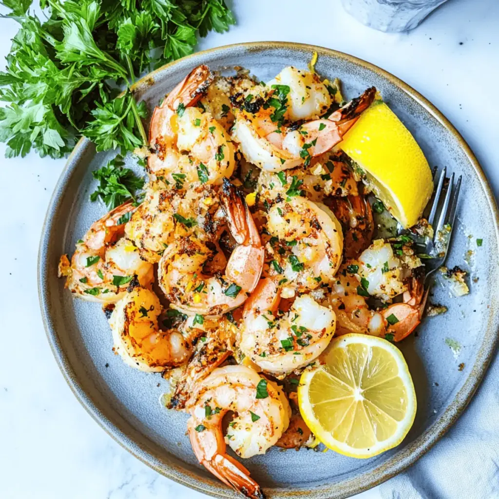 Grilled Lemon Shrimp