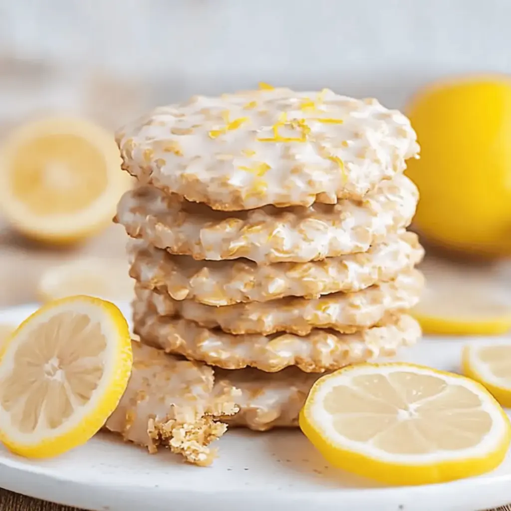 Lemon Oatmeal Cookies No-Bake Recipe