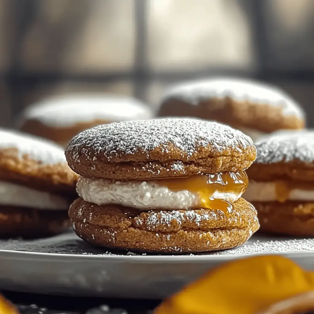 Apple Cider Whoopie Pie Cookies