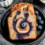 Blueberry Cinnamon Swirl Banana Bread