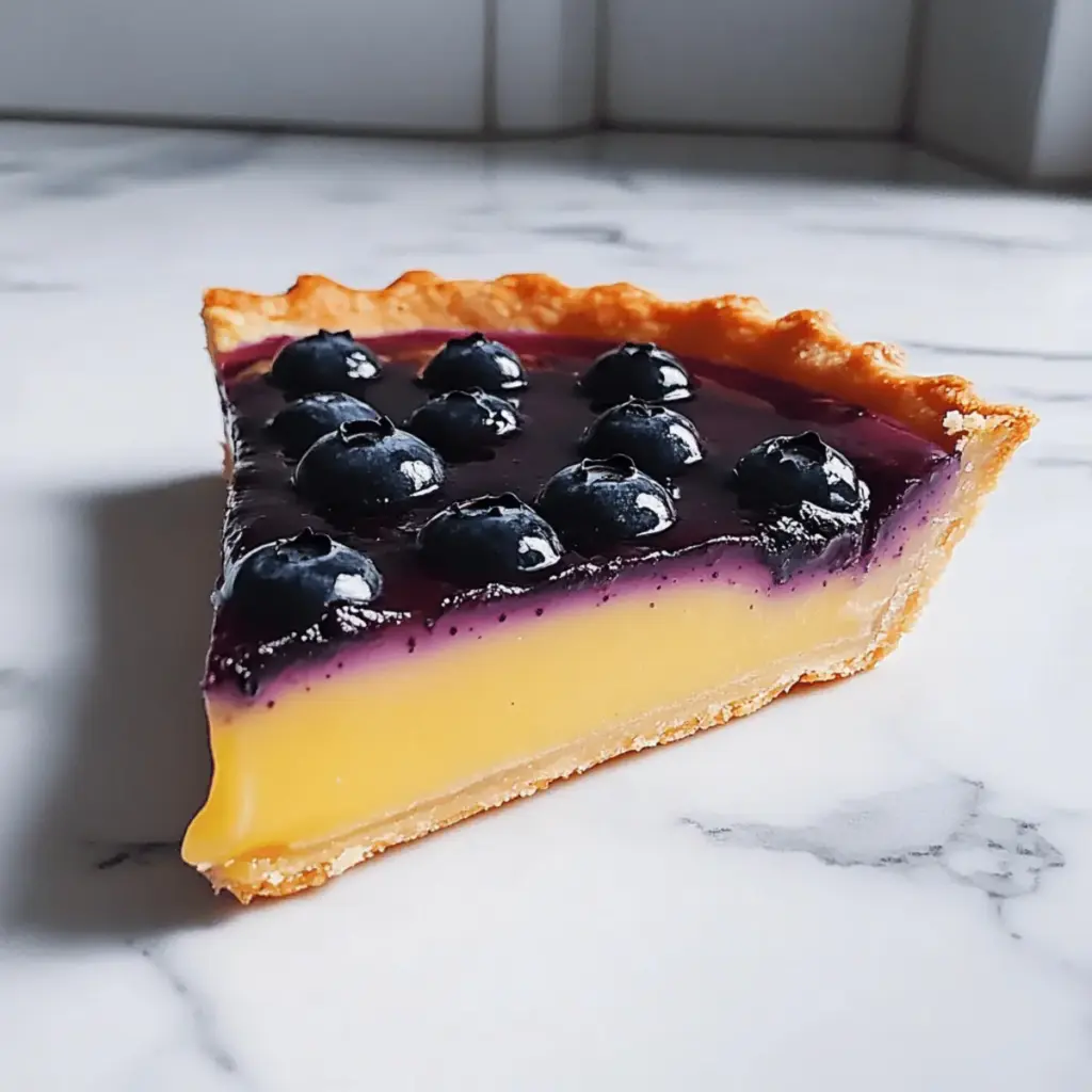 Blueberry Lemon Curd Tart with Buttery Shortcrust