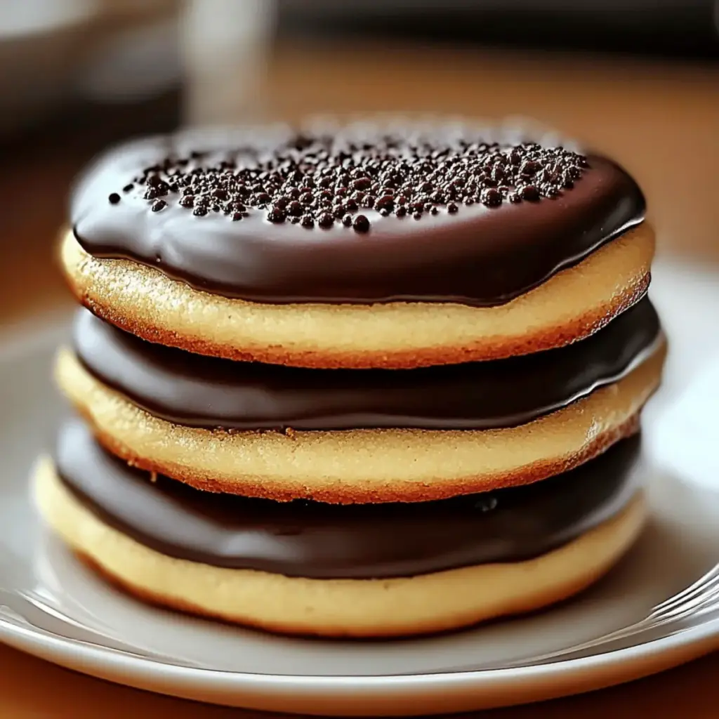 Boston Cream Pie Cookies