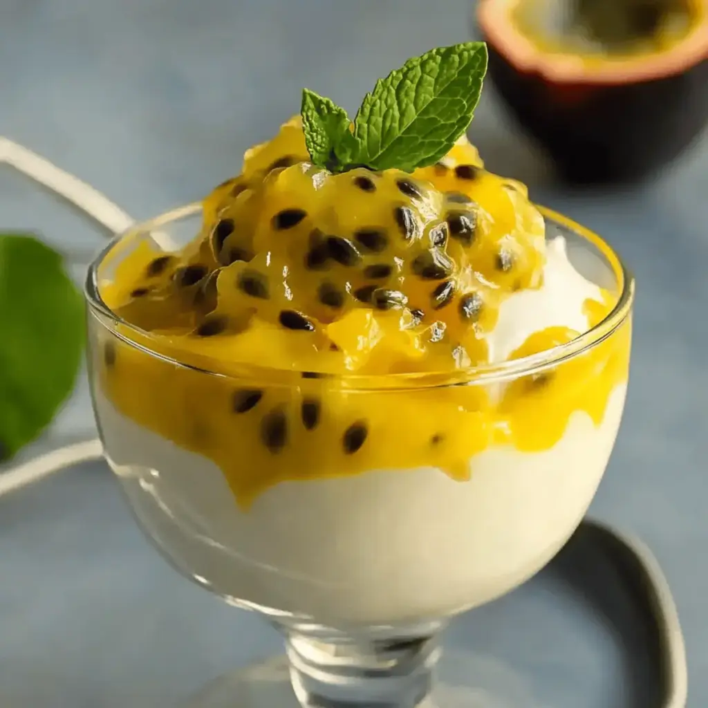 Creamy Passion Fruit Mousse