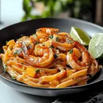 Easy Caribbean Shrimp Pasta