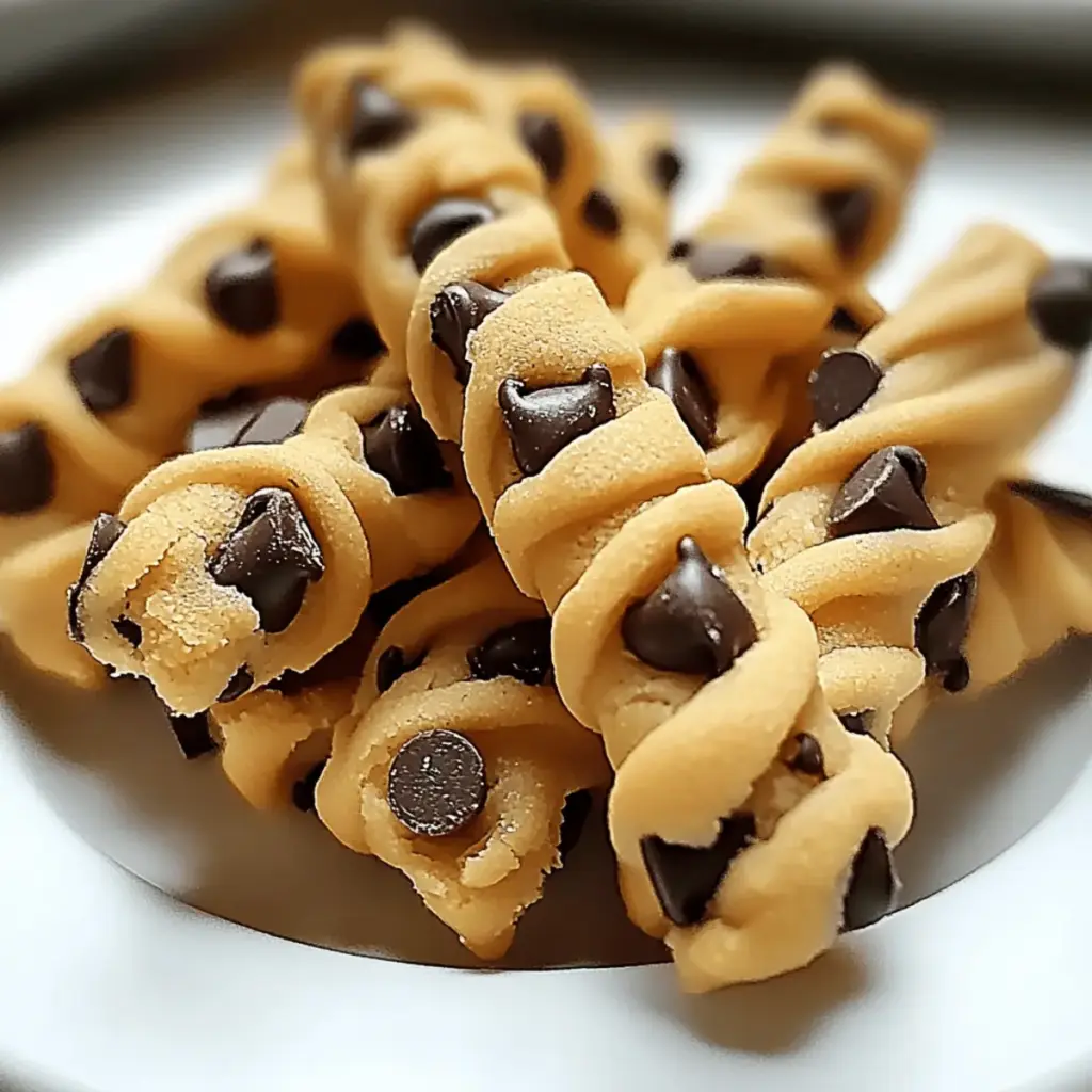 Easy Chocolate Chip Cookie Dough Twists