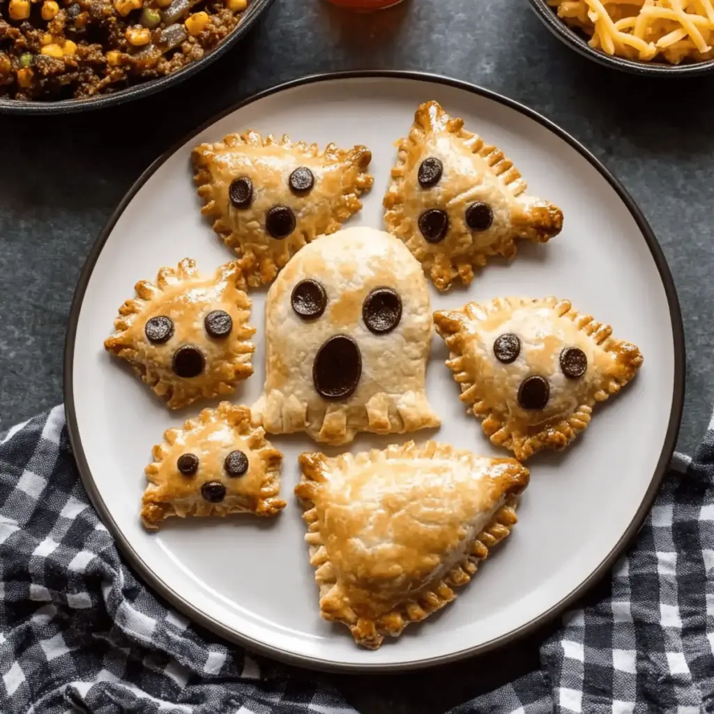 Ghost Mini Taco Pies