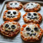 Halloween Mini Pizzas
