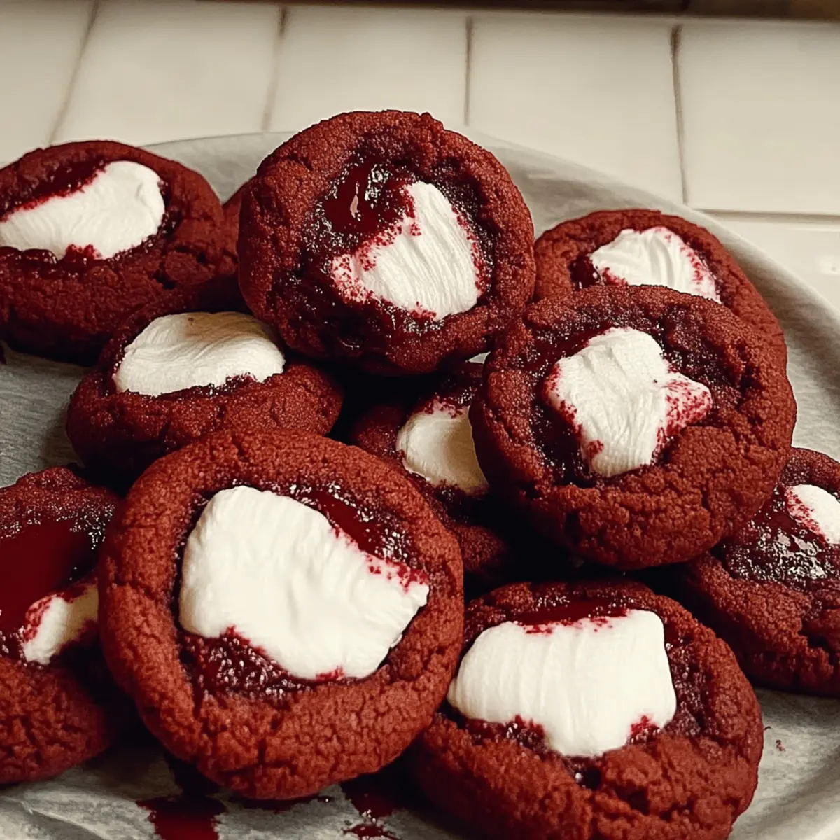 Red Velvet Marshmallow Cookies for Sweet Holiday Moments