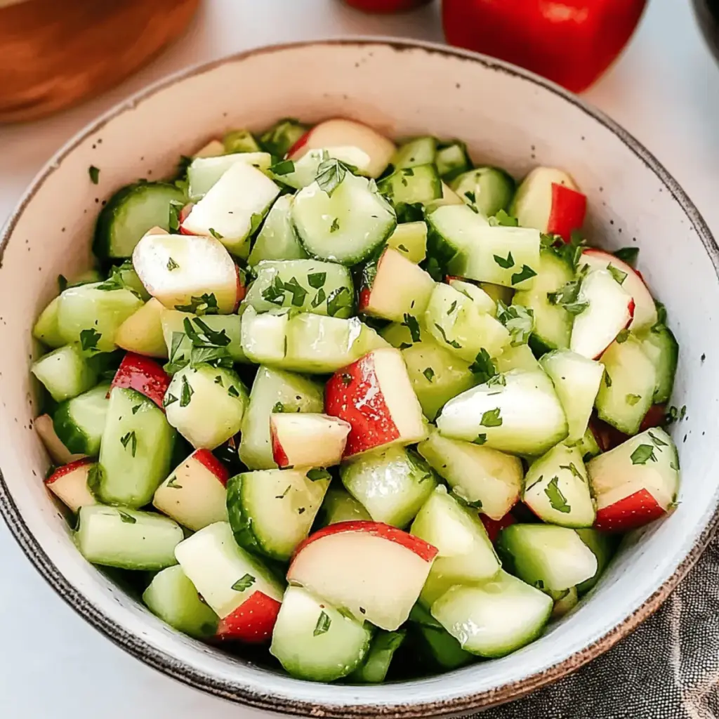 Refreshing Cucumber Apple Salad