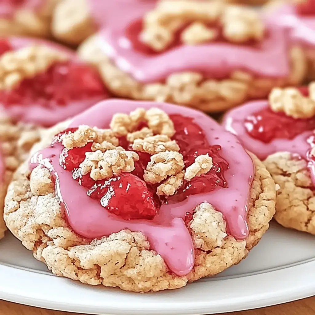 Soft & Chewy Strawberry Crunch Cookies