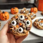 Halloween Cookies with Chocolate Chips