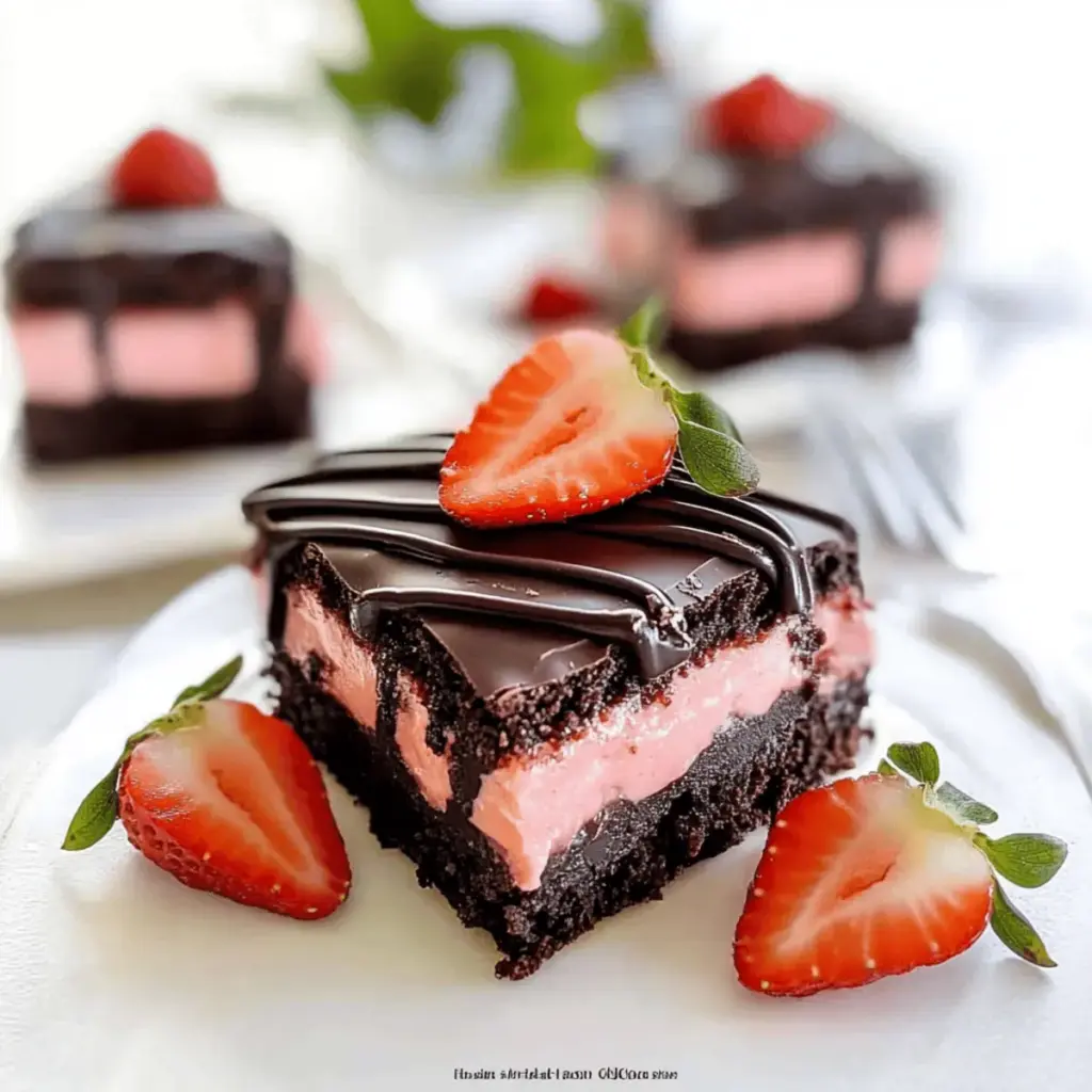 Strawberry Brownies