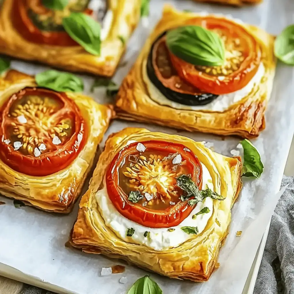 Tomato Tartlets Puff Pastry