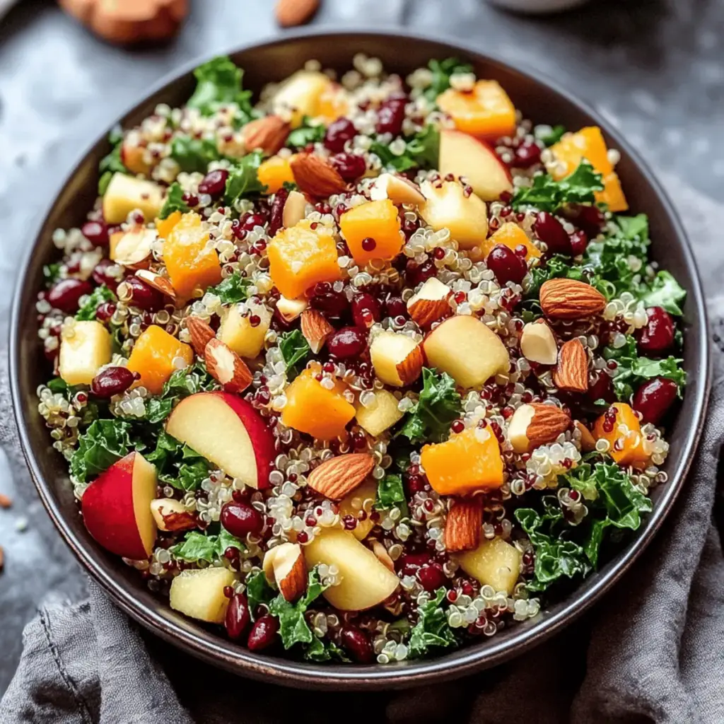 Healthy Fall Harvest Quinoa Salad