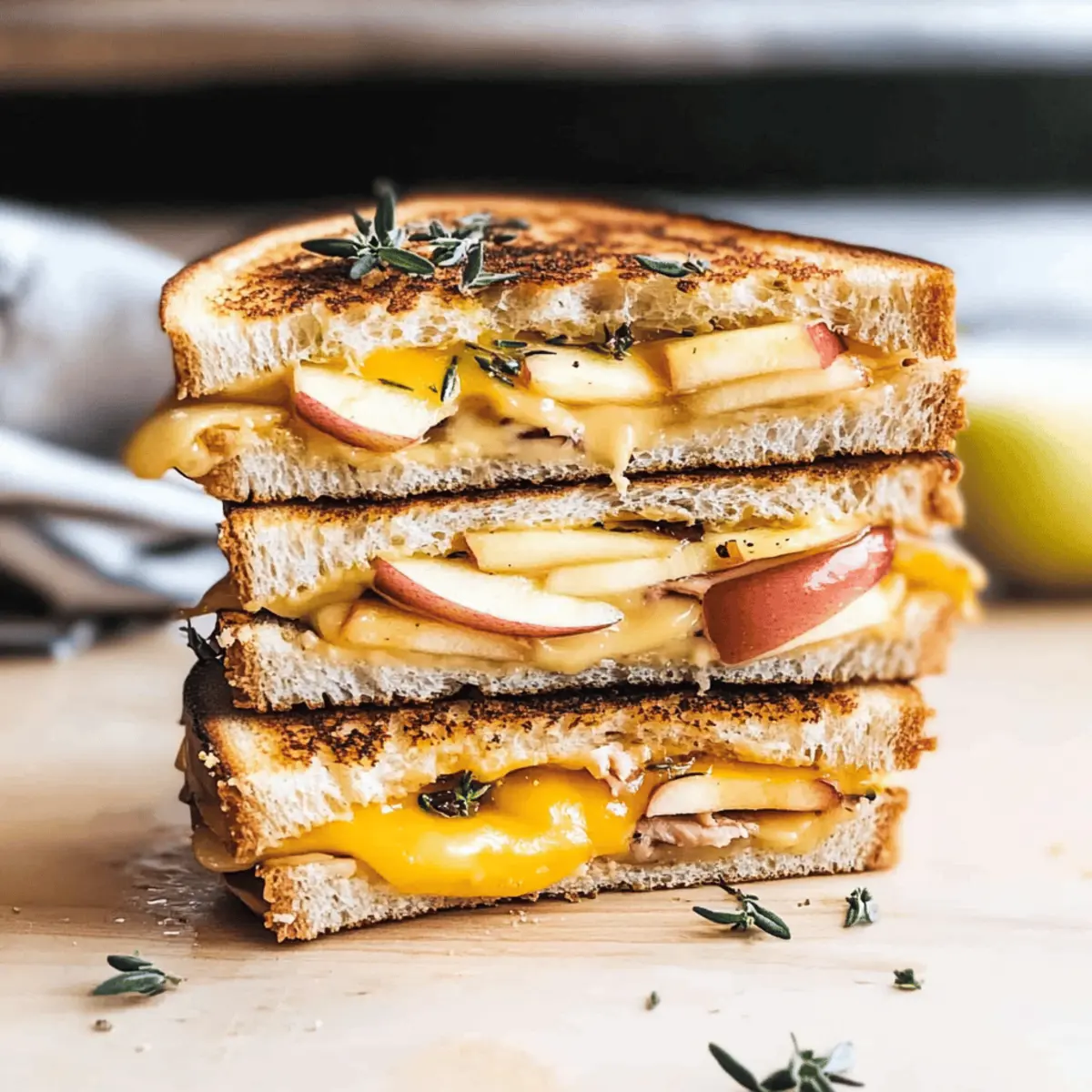 Apple & Cheddar Grilled Cheese: A Cozy Fall Delight
